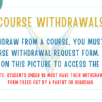 COURSE WITHDRAWAL