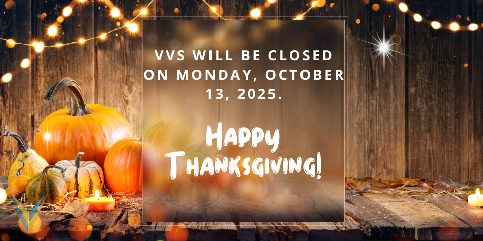 Thanksgiving Day – VVS Closed