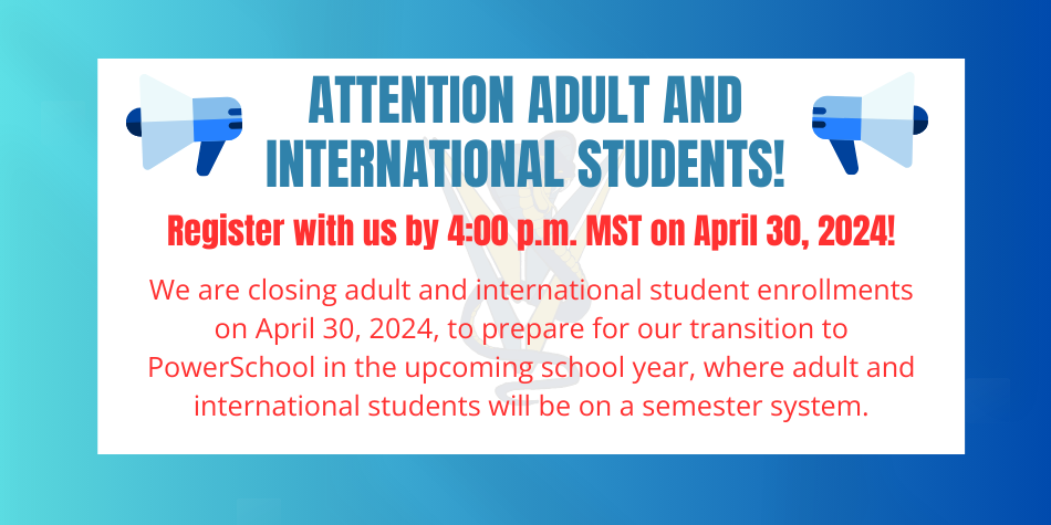 Adult and International Student Registration Deadline