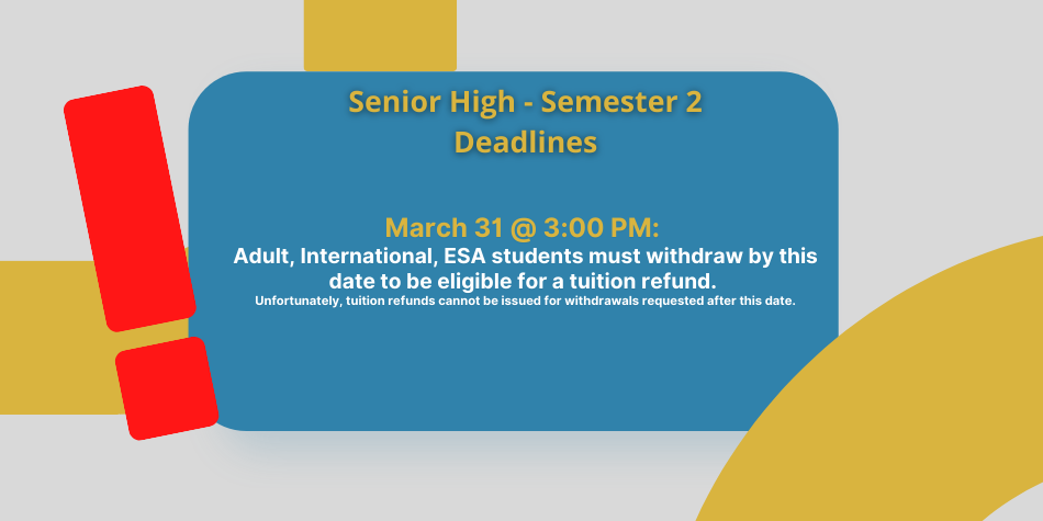 Deadline for Tuition Refund