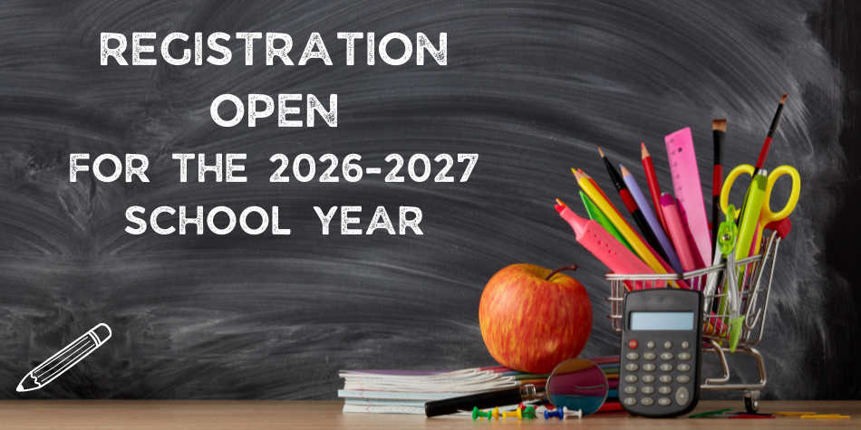 Registration Open for 2026-2027