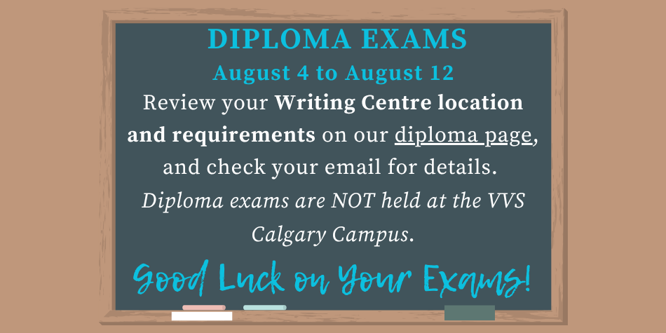 Diploma Exams – Check your Writing Location!
