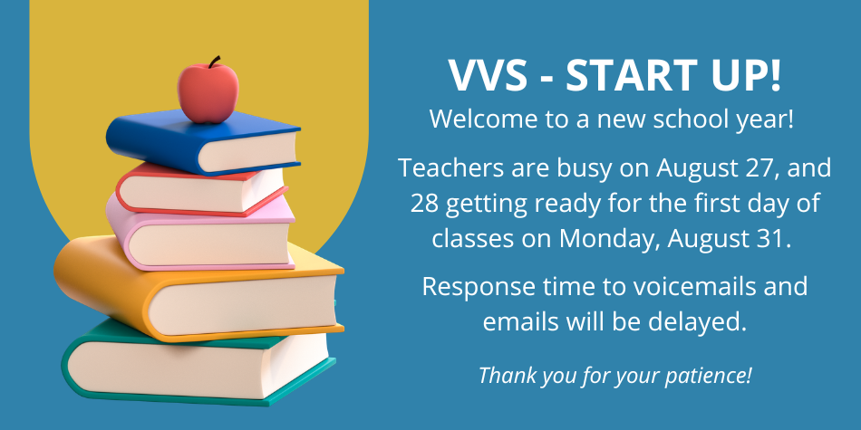 Prep Days for Teachers – Aug 27 and Aug 28